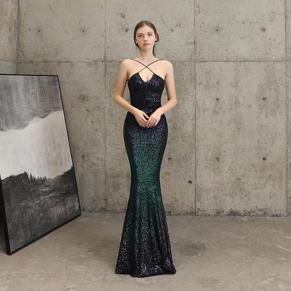 dark green mermaid evening dress shiny sequin sleeveless prom gowns for fashion women formal wear prom gowns vestido de fiesta, White;black
dark green mermaid evening dress shiny sequin sleeveless prom gowns for fashion women formal wear prom gowns vestido de fiesta, White;black