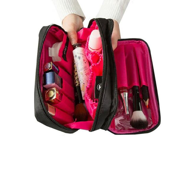 portable temperament black multi-function double zipper cosmetic bag female double-sided travel wash bag men's storage cz221
portable temperament black multi-function double zipper cosmetic bag female double-sided travel wash bag men's storage cz221