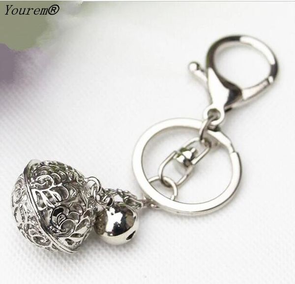 hollow out flowers round bell key chains for women men jewelry accessories gifts wj120, Silver
hollow out flowers round bell key chains for women men jewelry accessories gifts wj120, Silver