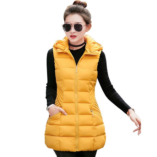 women's down & parkas fashion women vests waistcoat 2021 autumn winter mid-long cotton padded vest female sleeveless jackets hooded coa, Black
women's down & parkas fashion women vests waistcoat 2021 autumn winter mid-long cotton padded vest female sleeveless jackets hooded coa, Black