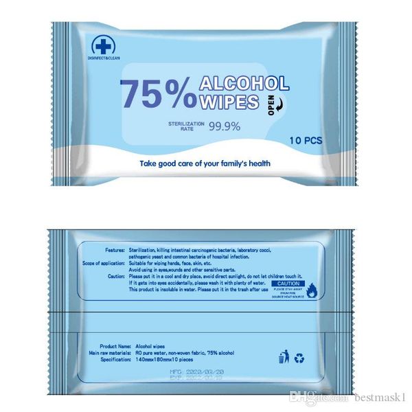 dhl 10 шт. портативный дезинфекция антисептические прокладки 75% спирт тампоны влажные салфетки уход за кожей уход за стерилизацией помощь о 
dhl 10 шт. портативный дезинфекция антисептические прокладки 75% спирт тампоны влажные салфетки уход за кожей уход за стерилизацией помощь о