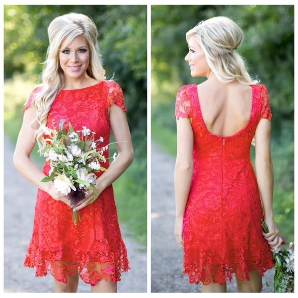 scoop short sleeves red sheath bridesmaids dresses knee length 2019 slim junior vestidos de bridesmaids honor of maid custom plus size, White;pink
scoop short sleeves red sheath bridesmaids dresses knee length 2019 slim junior vestidos de bridesmaids honor of maid custom plus size, White;pink