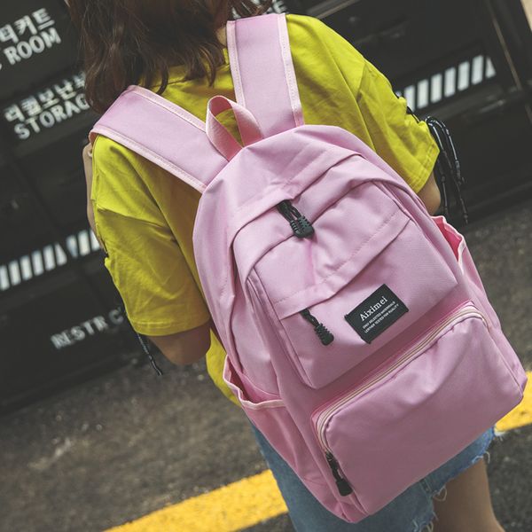 women's backpack fashion backpack simple canvas travel bag versatile japan and south korea college style student bag
women's backpack fashion backpack simple canvas travel bag versatile japan and south korea college style student bag