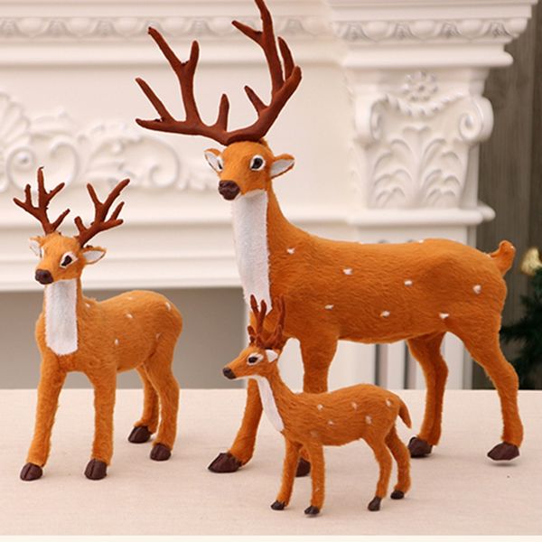 3 size christmas deer plush reindeer furry deer for home christmas ornament happy new year decoration gift accessory
3 size christmas deer plush reindeer furry deer for home christmas ornament happy new year decoration gift accessory