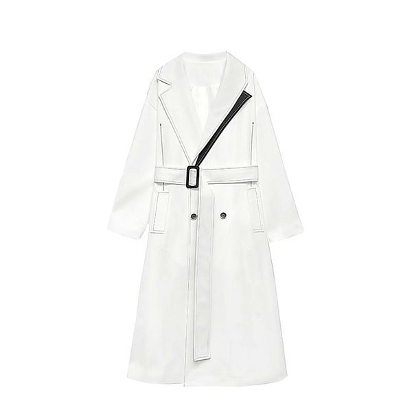 woman coats turn-down collar belt white black color matching womens trench coats color matching plus size long e191, Tan;black
woman coats turn-down collar belt white black color matching womens trench coats color matching plus size long e191, Tan;black