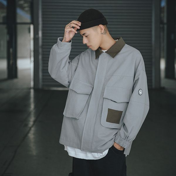 2019 autumn men's clothing baseball loose coat student bf original leisure streetwear bomber jacket militar windbreaker m-xl, Black;brown
2019 autumn men's clothing baseball loose coat student bf original leisure streetwear bomber jacket militar windbreaker m-xl, Black;brown