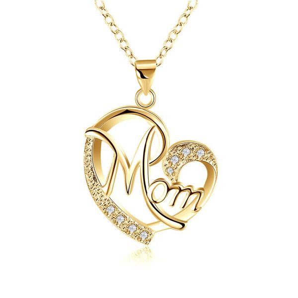 love mom necklace jewelry mum letters heart pendant necklace mother gift lxh, Silver
love mom necklace jewelry mum letters heart pendant necklace mother gift lxh, Silver