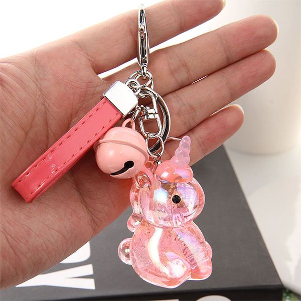cute acrylic unicorn keychain with colorful transparent tape for women fashion keyring bag charms jewelry car pendant decoration, Silver
cute acrylic unicorn keychain with colorful transparent tape for women fashion keyring bag charms jewelry car pendant decoration, Silver