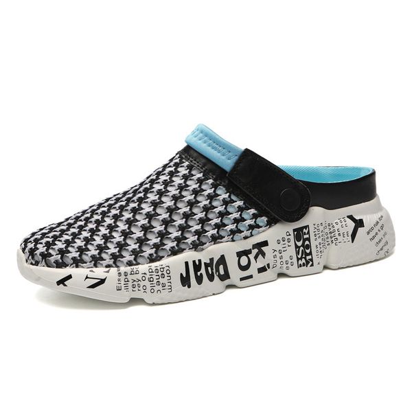 summer mens shoes casual mesh beach sandals men outdoor sandalias romanas fashion lightweight comfort padded slippers chanclas hombre piel, Black
summer mens shoes casual mesh beach sandals men outdoor sandalias romanas fashion lightweight comfort padded slippers chanclas hombre piel, Black