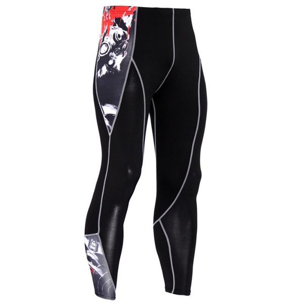 men's running sports pants compression elastic leggings autumn winter outdoor cycling basketball training pants, White;black
men's running sports pants compression elastic leggings autumn winter outdoor cycling basketball training pants, White;black