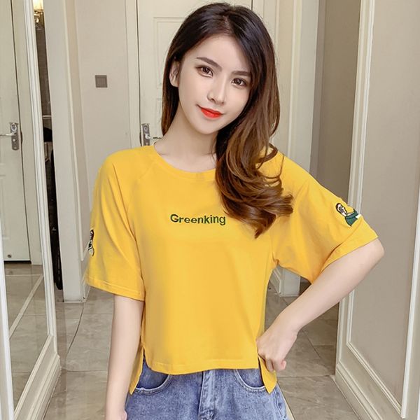 pure women's short-sleeved 2020 summer clothes loose ins ultra-fire white cotton t-shirt cotton t-shirt short jacket fashion
pure women's short-sleeved 2020 summer clothes loose ins ultra-fire white cotton t-shirt cotton t-shirt short jacket fashion