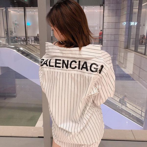 19fw new luxurious paris brand bal bb design shirt long sleeve fashion stripe breathable men and women casual outdoor shirt, Gray;blue
19fw new luxurious paris brand bal bb design shirt long sleeve fashion stripe breathable men and women casual outdoor shirt, Gray;blue