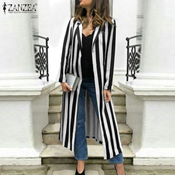 women's blouses & shirts 2021 zanzea women summer blouse long cardigan spring sleeve turndown collar button stripe thin tunic shirt pl, White
women's blouses & shirts 2021 zanzea women summer blouse long cardigan spring sleeve turndown collar button stripe thin tunic shirt pl, White