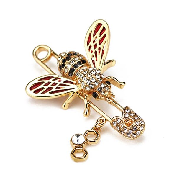 cute honeybee women brooches animal shapes crystal bee brooch pins badges for clothes female brooches, Silver
cute honeybee women brooches animal shapes crystal bee brooch pins badges for clothes female brooches, Silver