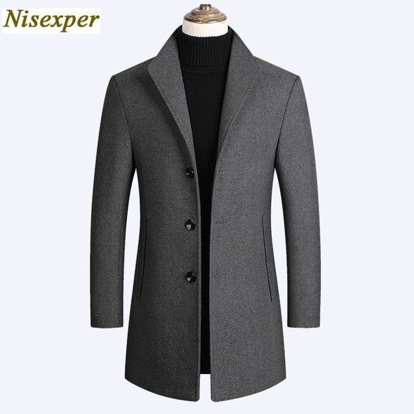 brand men wool blends coats autumn winter new solid color men's wool coats luxurious blends coat male, Black
brand men wool blends coats autumn winter new solid color men's wool coats luxurious blends coat male, Black