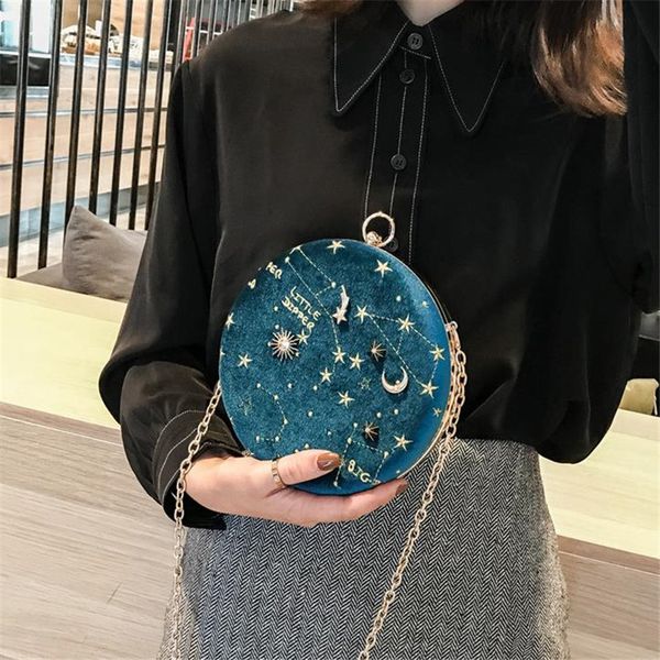 fashion women bag starry sky circular suede shoulder bag women's chain crossbody messenger bags ladies purse female handbag 20#6
fashion women bag starry sky circular suede shoulder bag women's chain crossbody messenger bags ladies purse female handbag 20#6