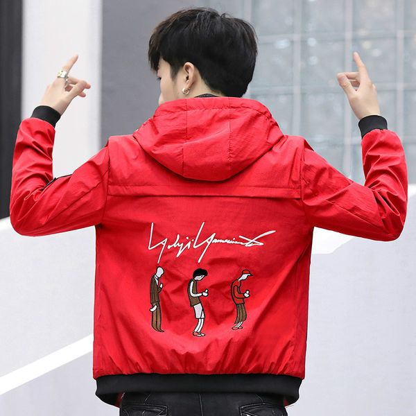 jacket men 2019 autumn new korean casual wind loose hip hop baseball hooded fashion jacket men's brand clothing, Black;brown
jacket men 2019 autumn new korean casual wind loose hip hop baseball hooded fashion jacket men's brand clothing, Black;brown