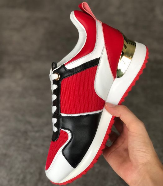 brand run away designer sneakers woman man shoes calf leather mesh mixed color trainer runner shoes tennis shoes size us 4-11 d5, Black
brand run away designer sneakers woman man shoes calf leather mesh mixed color trainer runner shoes tennis shoes size us 4-11 d5, Black