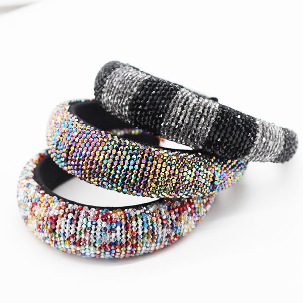 novelty headbands shining rainbow bejeweled headbands luxurious color generous rhinestones sponge hairbands handmade head wear, Golden;white
novelty headbands shining rainbow bejeweled headbands luxurious color generous rhinestones sponge hairbands handmade head wear, Golden;white