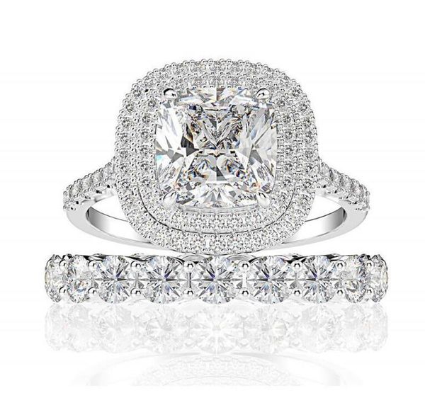2pcs couple rings luxury jewelry 925 sterling silver cushion shape white z pave cz diamond gemstones gemstones women wedding bridal ring, Slivery;golden
2pcs couple rings luxury jewelry 925 sterling silver cushion shape white z pave cz diamond gemstones gemstones women wedding bridal ring, Slivery;golden