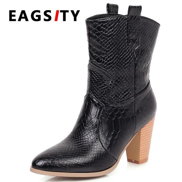 eagsity 2019 новые женские сапоги змейки для печати голеностопного короткие сапоги квадратный каблук мода заостренный носок дамы сексуальная, Black
eagsity 2019 новые женские сапоги змейки для печати голеностопного короткие сапоги квадратный каблук мода заостренный носок дамы сексуальная, Black