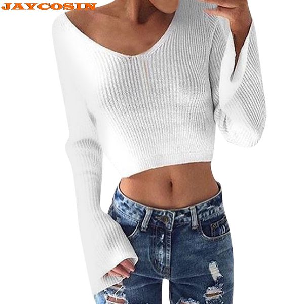 jaycosin fashion women white v-neck long sleeve knitting crop knitwear blouse sweater sweater new, White;black
jaycosin fashion women white v-neck long sleeve knitting crop knitwear blouse sweater sweater new, White;black