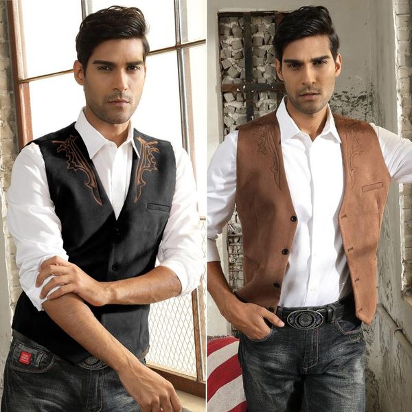 men's jacket embroidery decorated vest waistcoat sleeveless v-neck handkerchief hem coat formal evening party club slim new 2020, Black;white
men's jacket embroidery decorated vest waistcoat sleeveless v-neck handkerchief hem coat formal evening party club slim new 2020, Black;white