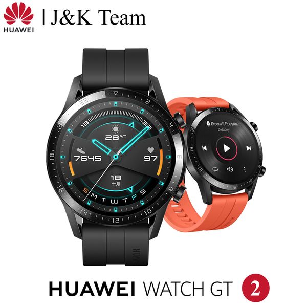 

В наличии Huawei Watch GT 2 Smart watch Bluetooth 5.1 Smartwatch кислород крови 14 дней телефонный звонок частота сердечных сокращений для Android iOS