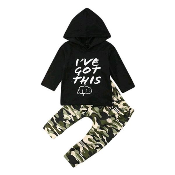 newborn baby's sets boys letters print toddler girl clothes hoodies +camouflage pants outfits sets roupa infant 2pcs/set, White
newborn baby's sets boys letters print toddler girl clothes hoodies +camouflage pants outfits sets roupa infant 2pcs/set, White