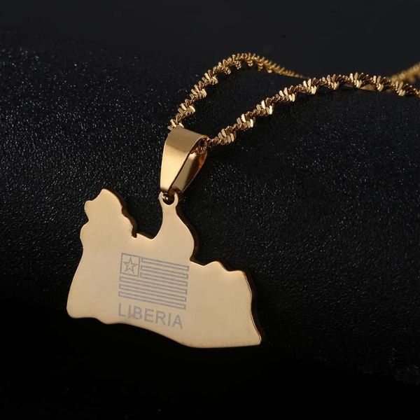stainless steel liberia republic map pendant necklace for women map of liberia chain jewelry, Silver
stainless steel liberia republic map pendant necklace for women map of liberia chain jewelry, Silver