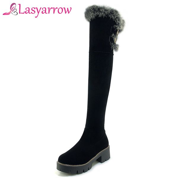 lasyarrow 2018 autumn winter new high heels concise fashion casual thick bottom pumps botas mujer round platform ladies footwear, Black
lasyarrow 2018 autumn winter new high heels concise fashion casual thick bottom pumps botas mujer round platform ladies footwear, Black