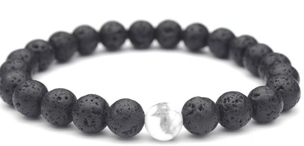 8mm hr3 reiki chakra black stone volcanic lava bracelet elastic white howlite buddha yoga charm stone bead bangles
8mm hr3 reiki chakra black stone volcanic lava bracelet elastic white howlite buddha yoga charm stone bead bangles