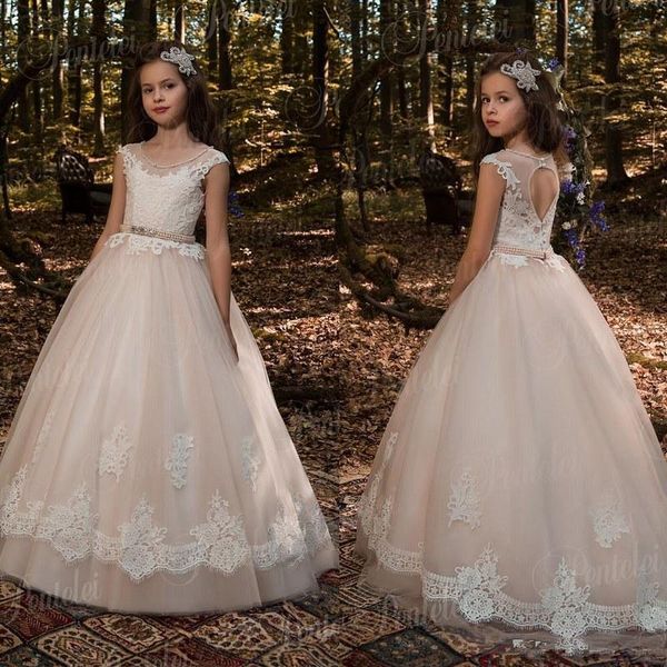 blush pink flower girls dresses long sleeves for weddings lace appliques ball gown birthday girl communion pageant gowns, White;blue
blush pink flower girls dresses long sleeves for weddings lace appliques ball gown birthday girl communion pageant gowns, White;blue