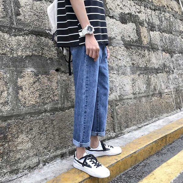 прямые джинсы мужская мода промытые сплошной цвет ретро повседневные джинсы брюки уличная дикая свободная хип-хоп джинсовые брюки мужские s, Blue
прямые джинсы мужская мода промытые сплошной цвет ретро повседневные джинсы брюки уличная дикая свободная хип-хоп джинсовые брюки мужские s, Blue