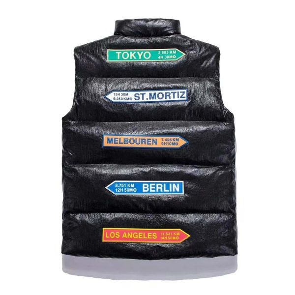 19ss мужские классические моды гуся вниз меховой жилет куртка токио лос-анджелес города имя печати пальто мужские puffer жилет унисекс моды, Black;white
19ss мужские классические моды гуся вниз меховой жилет куртка токио лос-анджелес города имя печати пальто мужские puffer жилет унисекс моды, Black;white