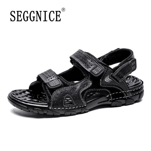 seggnice casual men's sandals leather flat shoes male beach fashion 2020 summer man sandals new shoe, Black
seggnice casual men's sandals leather flat shoes male beach fashion 2020 summer man sandals new shoe, Black
