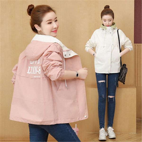 2019 spring autumn windbreaker ladies jacket new short korean loose hooded coats for women outerwear n975, Tan;black
2019 spring autumn windbreaker ladies jacket new short korean loose hooded coats for women outerwear n975, Tan;black