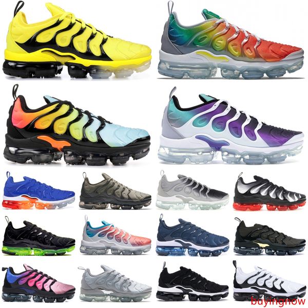 2019 black clear emerald men women chaussures tn plus sneakers rainbow bumblebee designer shoes triple black running shoes 36-45
2019 black clear emerald men women chaussures tn plus sneakers rainbow bumblebee designer shoes triple black running shoes 36-45