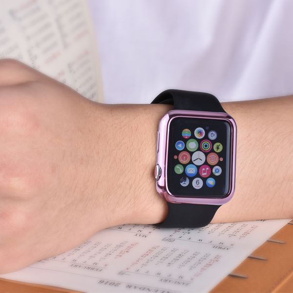 soft tpu protective case for apple watch series 1 2 3 38mm 42mm matte electroplating cover for iwatch 5 4 40mm 44mm bumper, Black
soft tpu protective case for apple watch series 1 2 3 38mm 42mm matte electroplating cover for iwatch 5 4 40mm 44mm bumper, Black