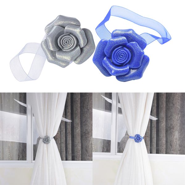 2pcs magnetic curtain tiebacks flower buckle holdbacks bedroom living room voile drapes holders ( 14inch total length
2pcs magnetic curtain tiebacks flower buckle holdbacks bedroom living room voile drapes holders ( 14inch total length