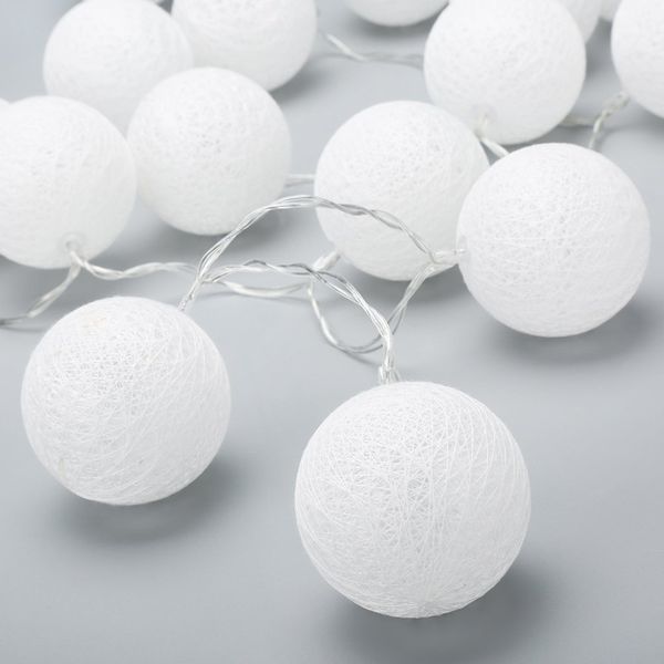 6 meters 40 cotton led color ball string lights fairy wedding christmas party holiday new year decoration lighting dry battery
6 meters 40 cotton led color ball string lights fairy wedding christmas party holiday new year decoration lighting dry battery