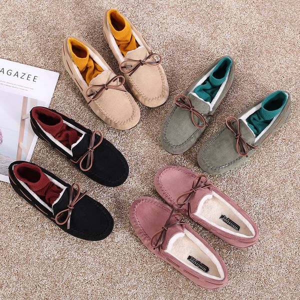 2020 winter flats shoes woman loafers faux suede leather thicken plush warm moccasins slip ons soft lazy peas boat ballet flats, Black
2020 winter flats shoes woman loafers faux suede leather thicken plush warm moccasins slip ons soft lazy peas boat ballet flats, Black