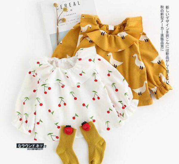 Baby Kids Clothing Shirt Spring Fall girl Kids 100%Cotton Long Sleeve Ruffles Collar Cherry Duck print shirt kids causal Clothing shirt
Baby Kids Clothing Shirt Spring Fall girl Kids 100%Cotton Long Sleeve Ruffles Collar Cherry Duck print shirt kids causal Clothing shirt