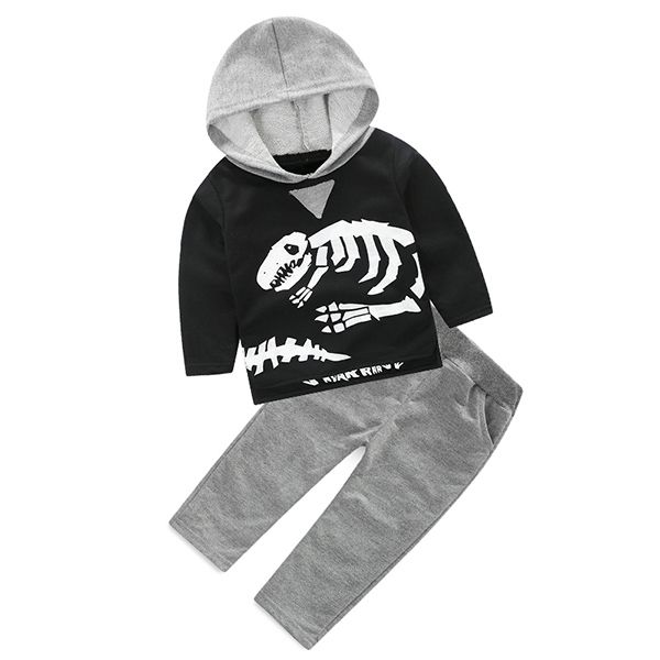 kids tracksuit dinosaur printed hooded shirts+long trousers 2pcs boys clothing sets casual boys outfits clothes set, White
kids tracksuit dinosaur printed hooded shirts+long trousers 2pcs boys clothing sets casual boys outfits clothes set, White