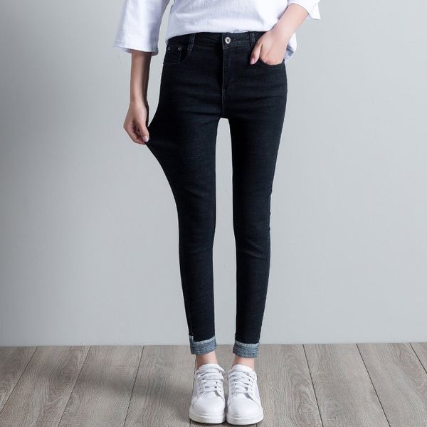 2019 spring summer plus size casual women jeans skinny slim fit stretch cotton high waist denim pencil pants for woman, Blue
2019 spring summer plus size casual women jeans skinny slim fit stretch cotton high waist denim pencil pants for woman, Blue