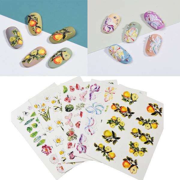 3d acrylic engraved flower nail sticker flower fruit water decals empaistic nail water slide decals z0164, Black
3d acrylic engraved flower nail sticker flower fruit water decals empaistic nail water slide decals z0164, Black