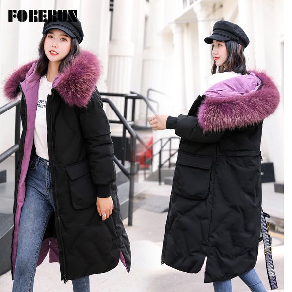 forerun plus size 5xl winter jacket women real fur hooded x-long coat oversized casual parkas thicken warm veste longue femme, Black
forerun plus size 5xl winter jacket women real fur hooded x-long coat oversized casual parkas thicken warm veste longue femme, Black