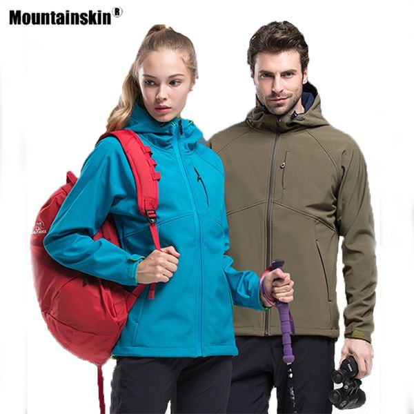 mountainskin men women's softshell hiking jackets outdoor sports fleece windbreaker climbing camping trekking hooded coat va455, Blue;black
mountainskin men women's softshell hiking jackets outdoor sports fleece windbreaker climbing camping trekking hooded coat va455, Blue;black