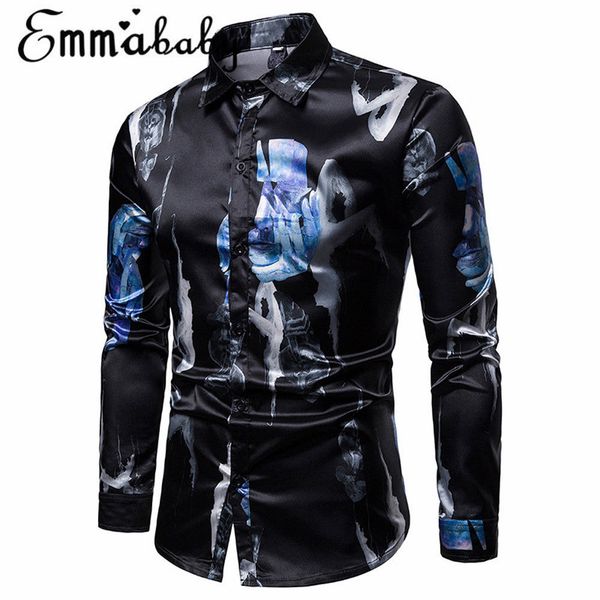2019 new mens geometric print formal business slim fit shirt luxury casual long sleeve dress blouse xxl, White;black
2019 new mens geometric print formal business slim fit shirt luxury casual long sleeve dress blouse xxl, White;black