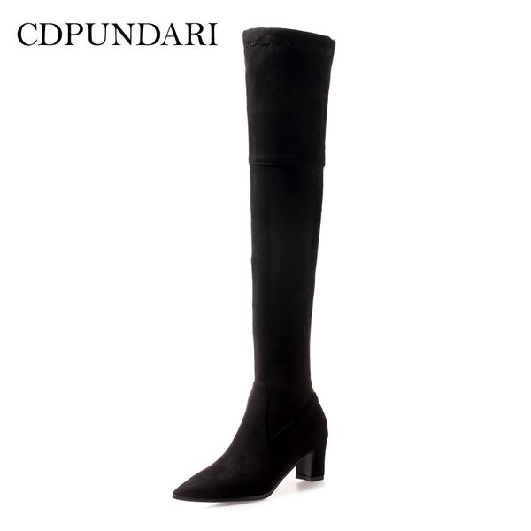 cdpundari pointed toe high heel over the knee boots women thigh high boots ladies winter shoes woman, Black
cdpundari pointed toe high heel over the knee boots women thigh high boots ladies winter shoes woman, Black